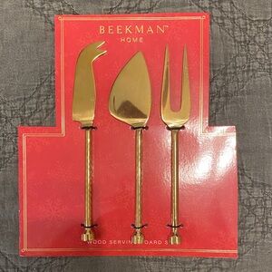 Gold Cheese Knife Trio